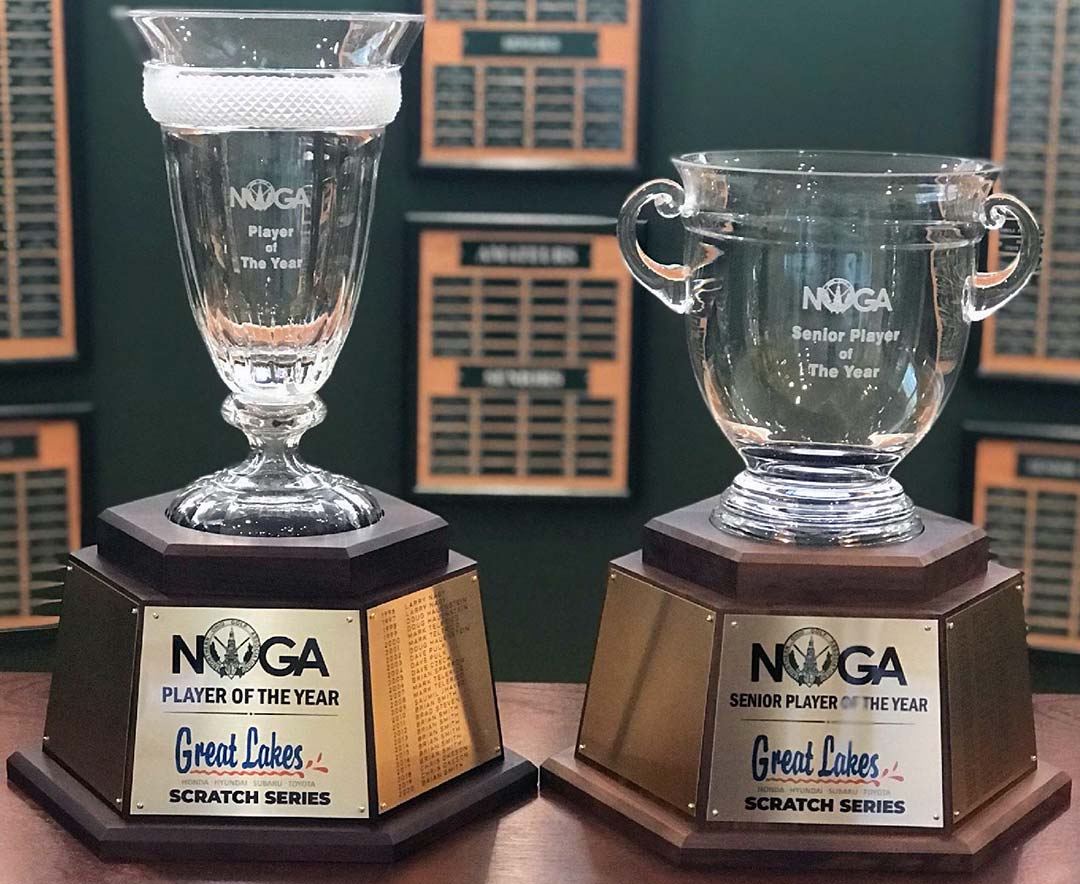 NOGA Player of the Year trophies