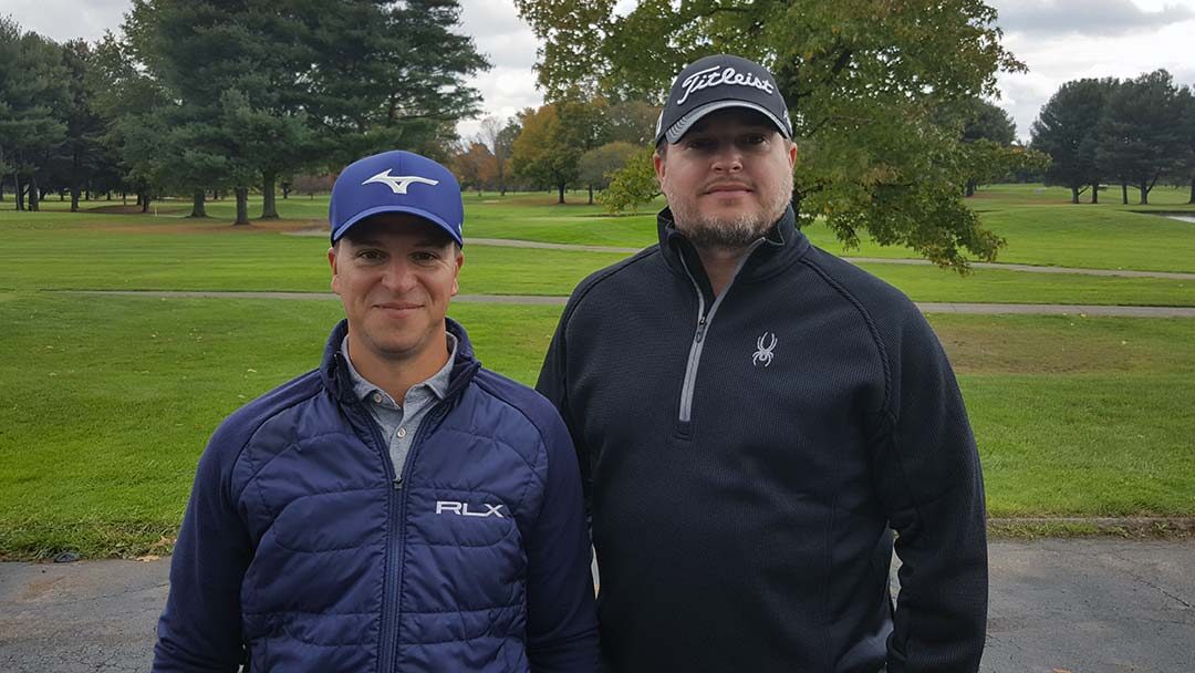 Ryan Gutowski and Ryan Stefanski won the 2021 Zoar Fall 2-Man Scramble