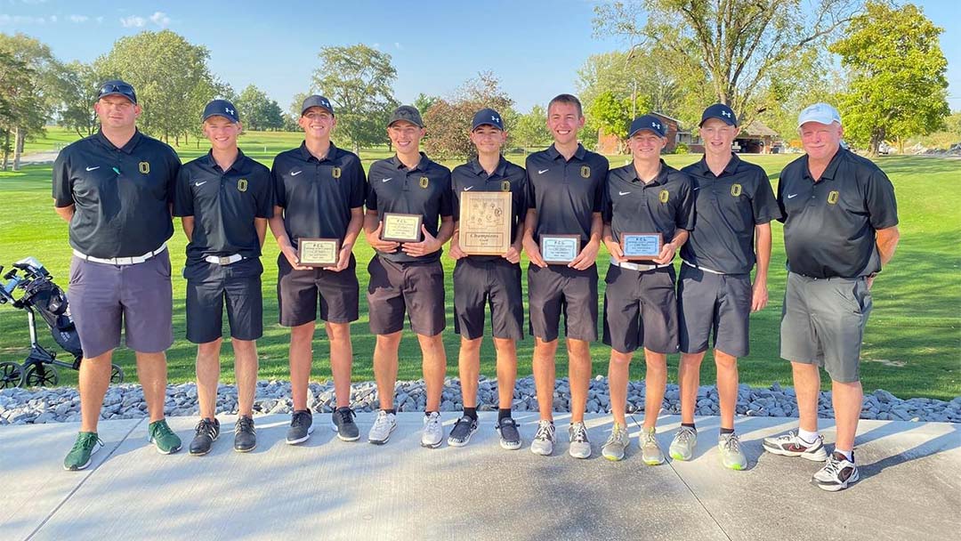 Ottoville Boys Golf Team, 2021 District Champs