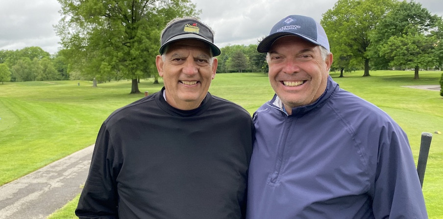 Joe Bordonaro (L) and Joe Cubellis of Pittsburgh.