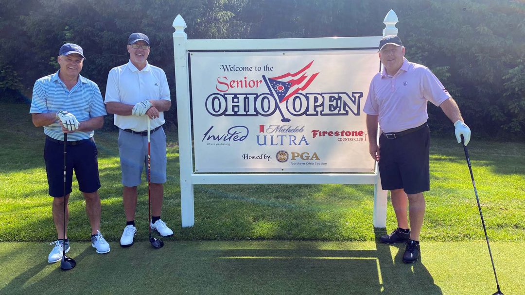 Camp, King and Waitrovich, 2022 Ohio Senior Open