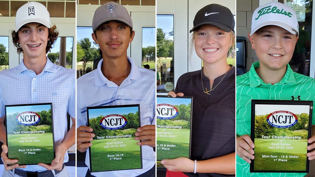 2022 North Coast Junior Tour Championship Winners