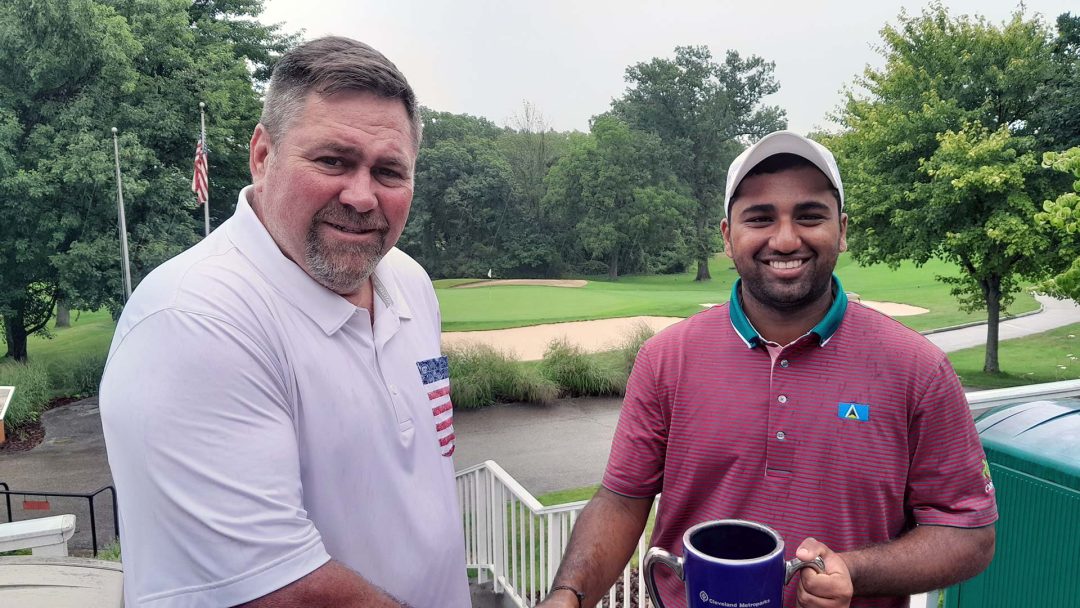 Brad Ruminski and 2022 Sleepy Hollow champ Yadhu Urs