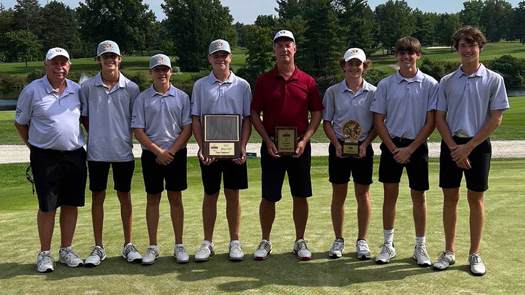 2022 Walsh Jesuit Boys Golf Team, Crown Conference Champions