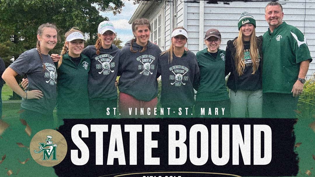 2022 St Vincent St Mary Girls Golf Team