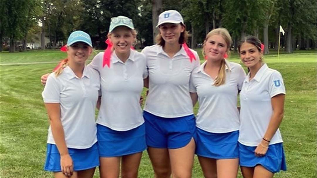 2023 St. Ursula Girls Golf Team, Sectional champs.