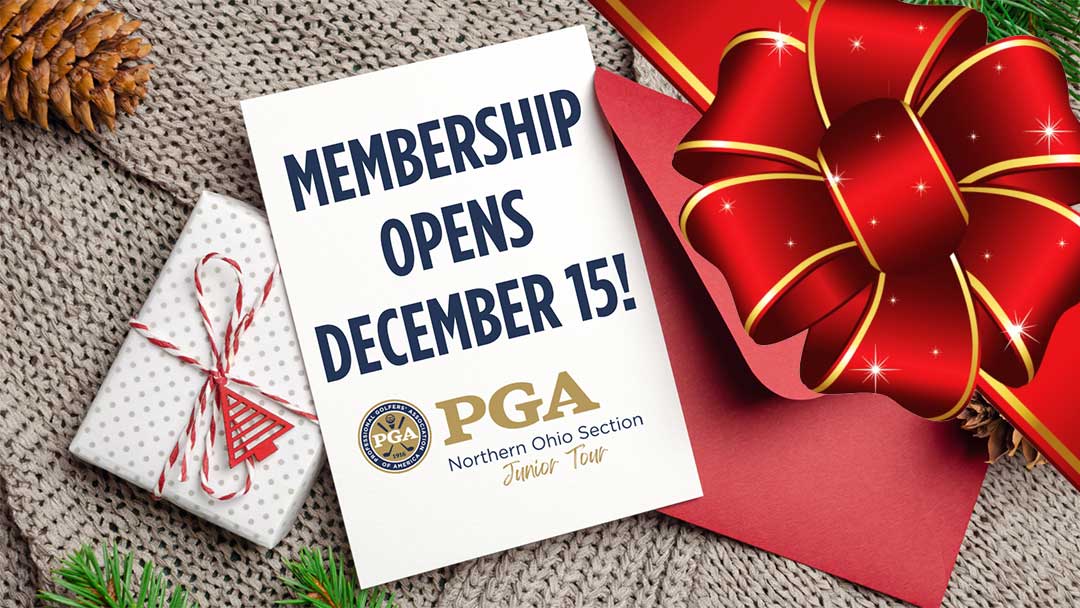 Golf Christmas: NOPGA Junior Tour membership