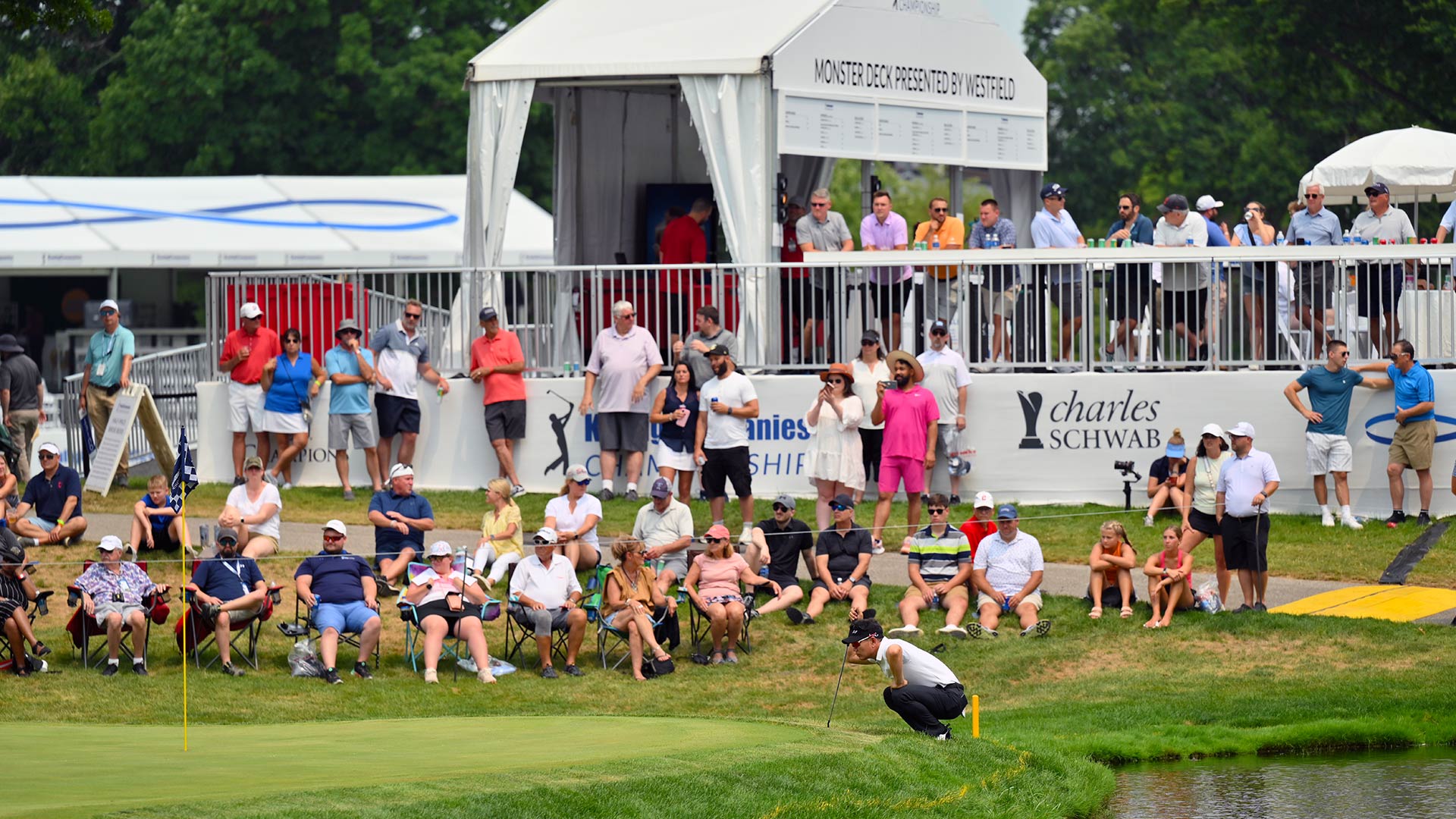 Tournament action at the Kaulig Companies Championship.