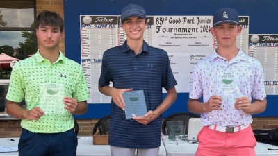 Boy’s 1st Day co-Medalists Eddie Karam, Zach Butcher, Jordan Miller