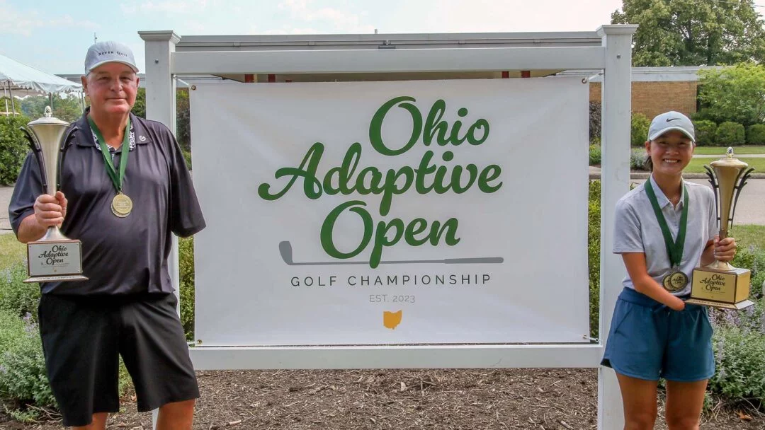 John Trenchik and Sophia Howard, 2024 Ohio Adaptive Open champions