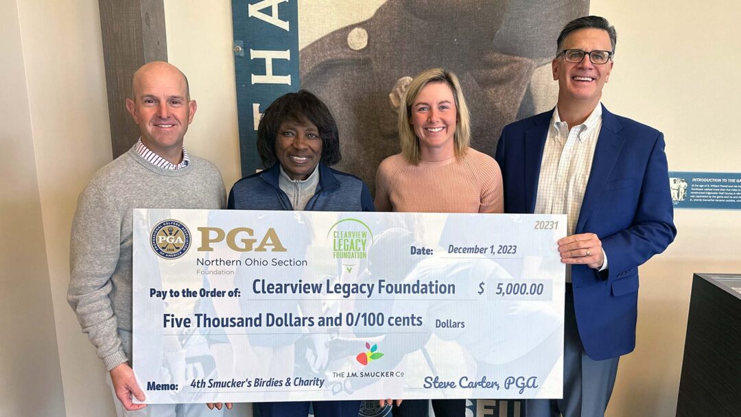 2023 NOPGA Birdies & Charity check presentation