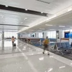 The Akron-Canton Airport terminal.