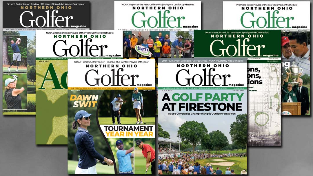 Northern Ohio Golfer Magazine covers